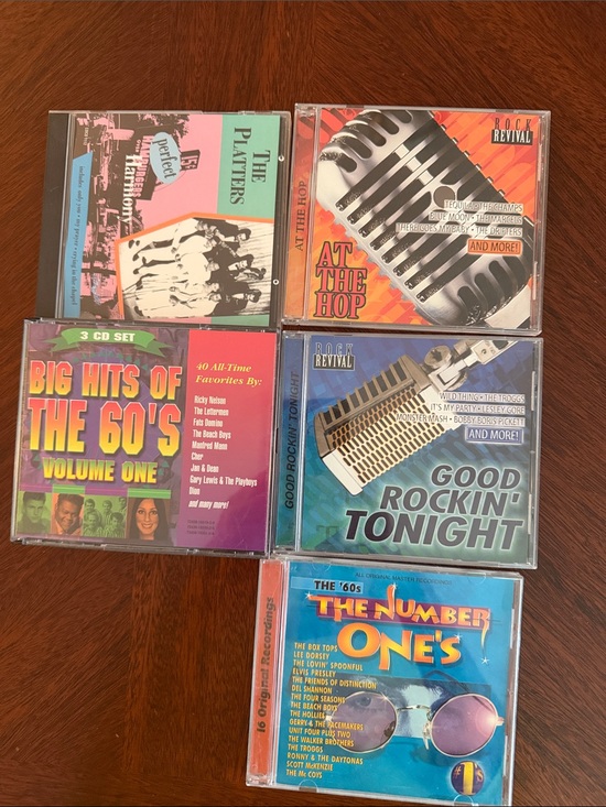 Other - Assorted 5-Disc Classic Hits CD Lot - Multicolor Covers